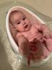 Loves to kick & splash