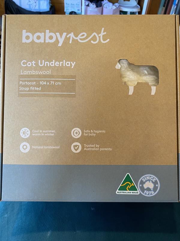 Cot lambswool underlay best sale