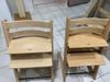 Both chairs are supposedly ‘natural’