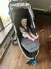 Lainey loving her new stroller