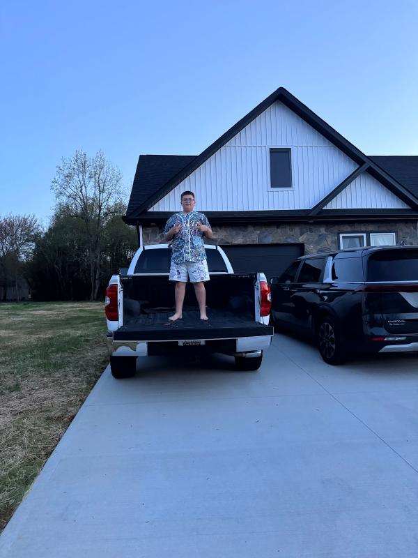 Photo submitted with review of product