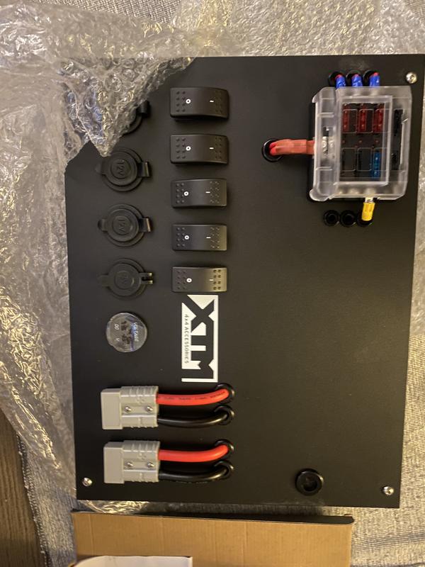 Adventure Kings 12V Control Box 4WD Caravan With 16A Switches USB Cig