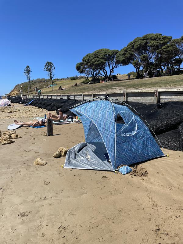 Tahwalhi beach outlet shelter