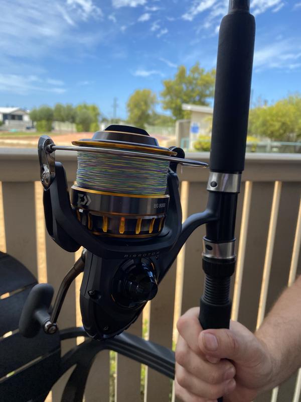 My review of the Daiwa BG 8000 as a shark reel in the surf