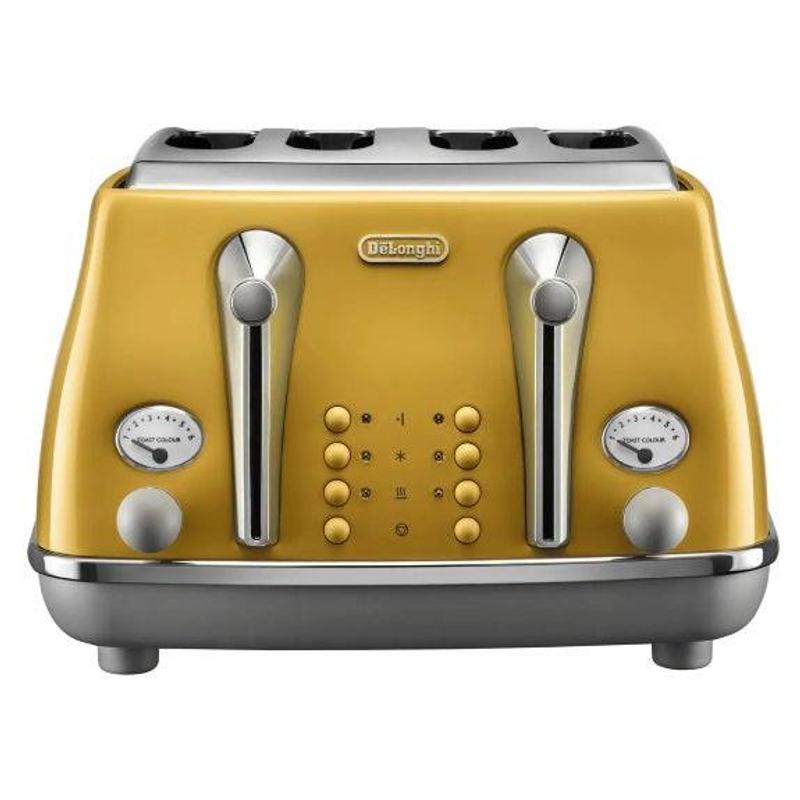 CTOC4003.Y Icona Capitals 4 Slice Toaster New York Yellow De