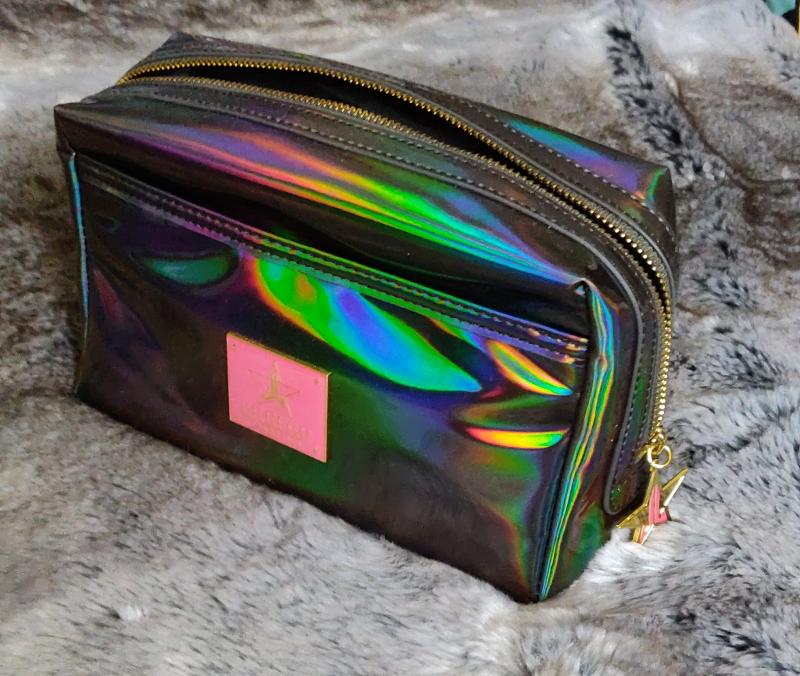 jeffree star holographic makeup bag