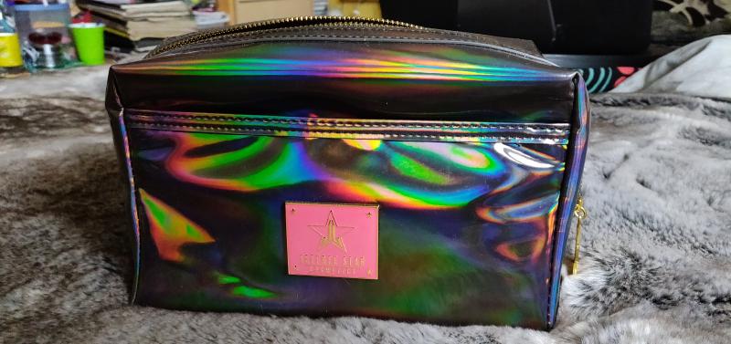 jeffree star holographic makeup bag