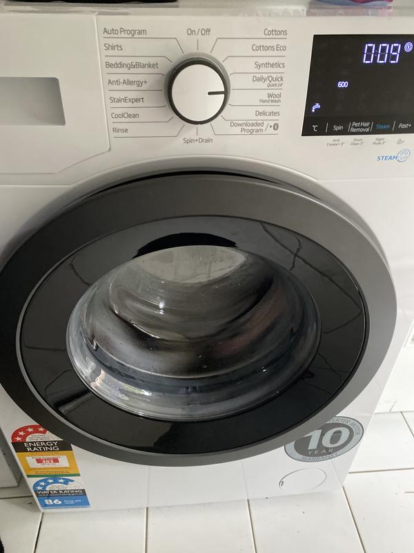 beko 10kg front load washing machine bfl1010w