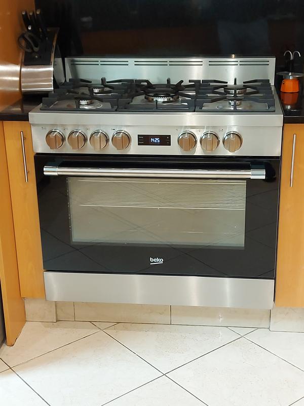 Beko 90cm dual fuel deals freestanding cooker