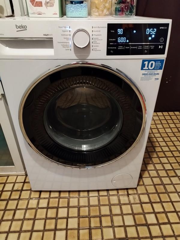 B5WFT89418W | Freistehende Waschmaschine | BEKO (9 U-Min) kg, 1400