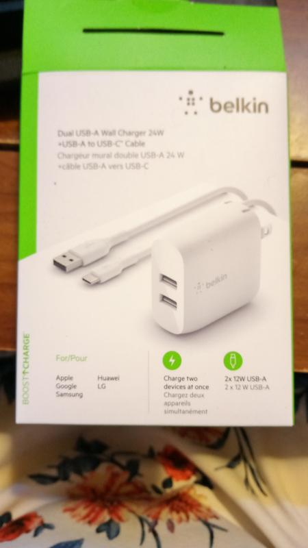 Belkin BoostCharge Dual USB-A Wall Charger 24W - White
