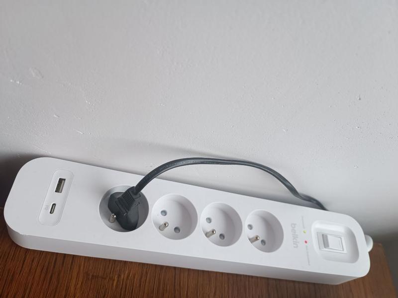 8 Prese + 2 Porte USB, Striscia Di Alimentazione CRST Resistente 1350J - Foto 4