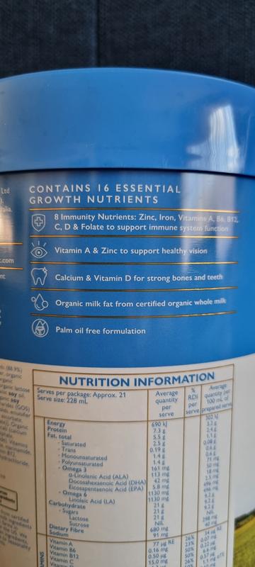 Stage 3 Toddler Milk Drink – Bellamy's Organic