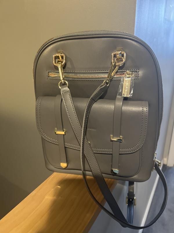 ash domino beaded leather backpack Belle & Bloom 5th Ave Our beloved La Mere design Bed:Stu Dominique Backpack Black -