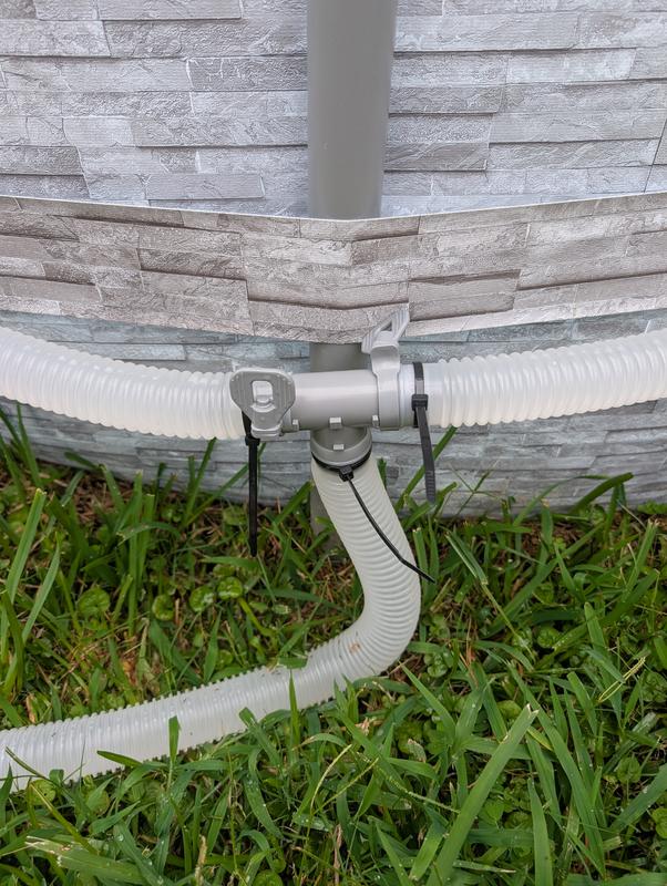 You can see where we have added tie straps to slow the water leak down. It has helped but still leaking. Yes, we have the seals on properly too