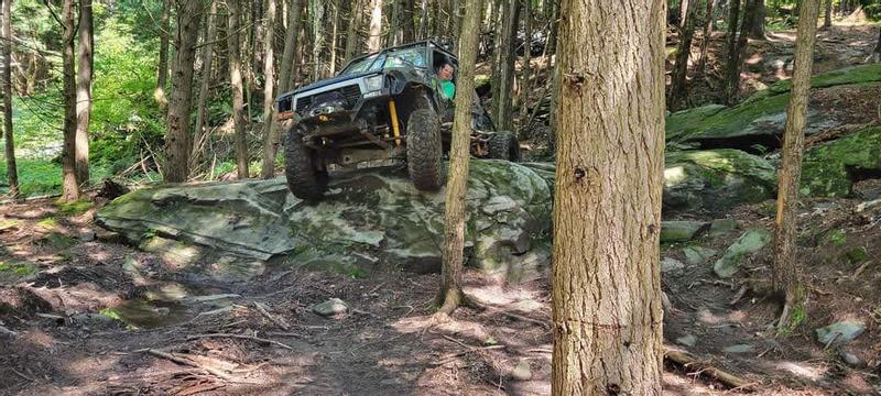 Sticky tire wheeling