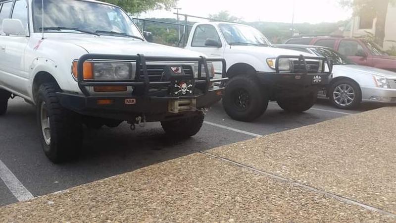 1997 Land Cruiser and 200 Tacoma on BFG KO2s