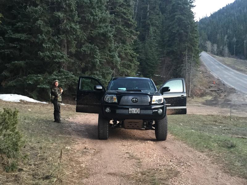 Turkey hunting with the wife