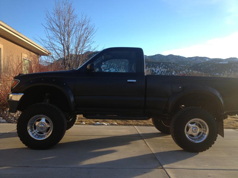 95 Taco, the truck that took the nail in sidewall, now has AT KO 2