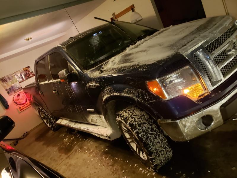F150 after -10 and 10" of Snow