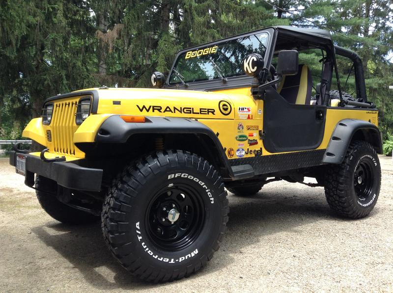 Brand new shoes on my YJ.