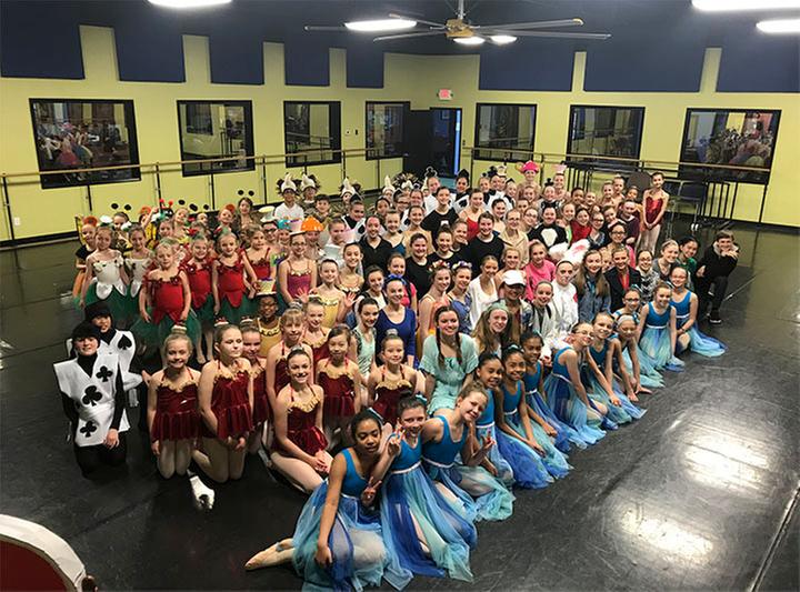 Alice in Wonderland Cast at Bluegrass Youth Ballet