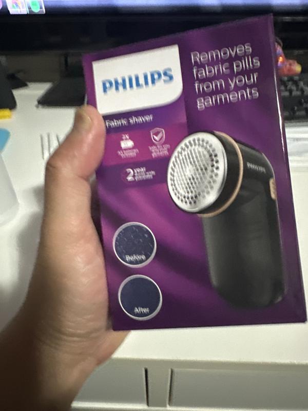 Philips Fabric Shaver for Removing Fabric Pills Black