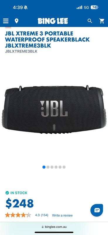 JBL Xtreme 3 Portable Waterproof Bluetooth Speaker