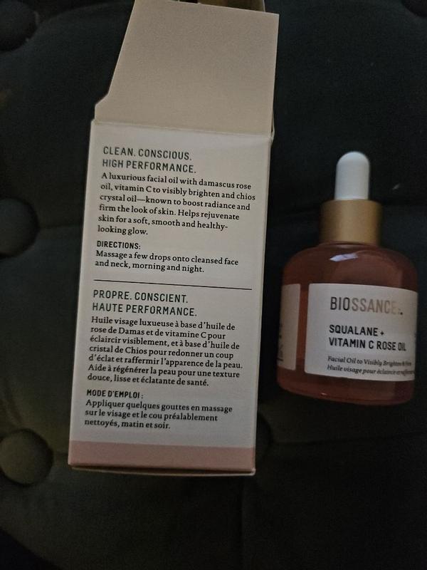 Squalane + Vitamin C Rose Oil | Biossance