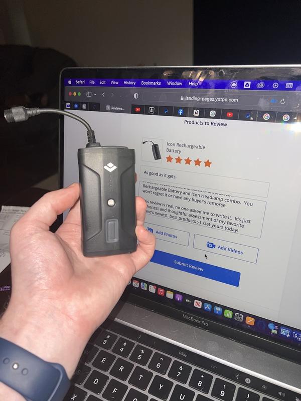 Photo submitted with review of product