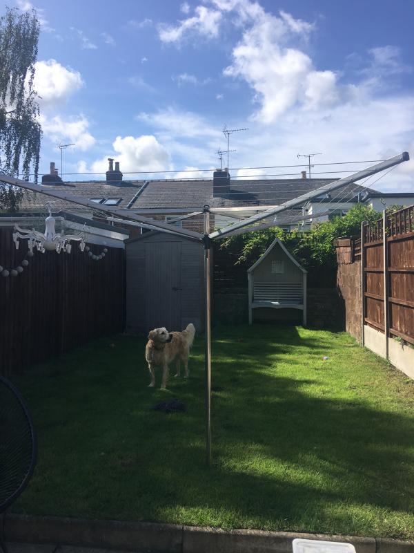 Stendibiancheria Brabantia Topspinner - 50m Corde UV-Resistenti, Grigio Metallizzato, Ø295cm - Foto 9