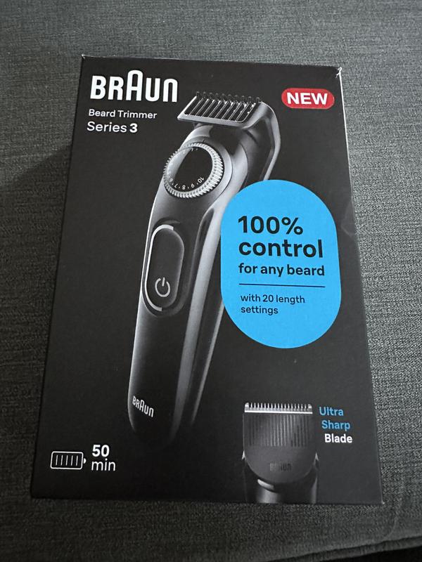 Braun Series 3 BT 3400 Beard Trimmer With 1 Barbering Tool - Black/Grey |  Braun UK