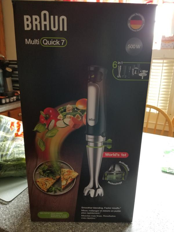 MultiQuick Immersion Hand Blender (1.5-Cup Food Processor, Whisk