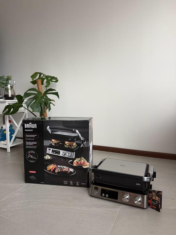 MultiGrill 7 Contact Grill Black/Stainless Steel CG7040