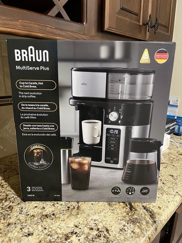 Cold Brew Braun Coffee Maker Set Timer Braun PureFlavor 14-Cup Programmable  Stainless Steel White Drip