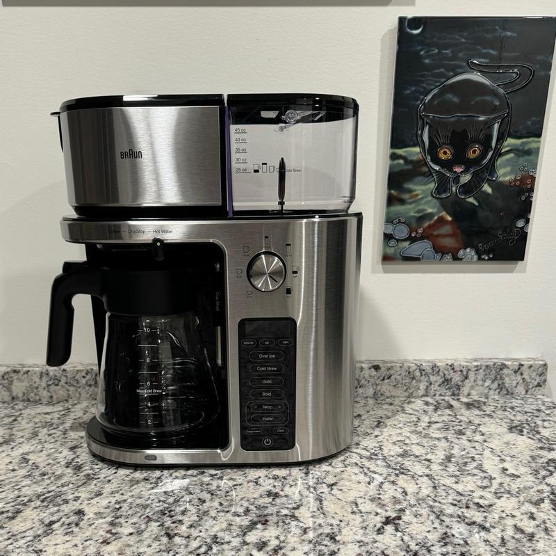 Braun MultiServe Plus Drip Coffee Maker - Stainless Steel | HSN