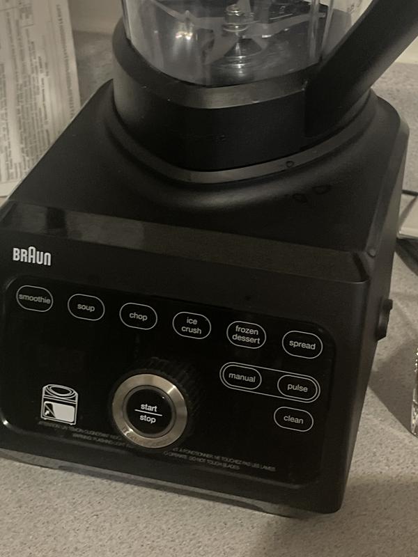 Frullatore PowerBlend 9 Da 1600W | Caraffa Triangolare, 10 Velocit&agrave;, Programmi Automatici | Nero