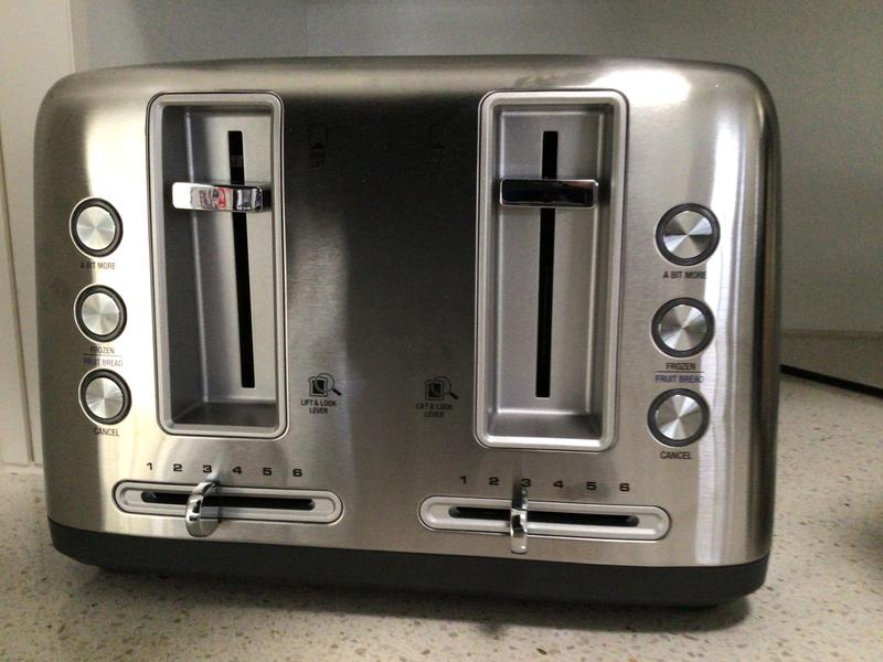 Breville Toast Control 4 Slice Toaster - Stone - LTA670STQ