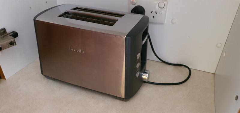 Breville The Bit More Plus 4-Slice Toaster, BTA440BSS - Toasters