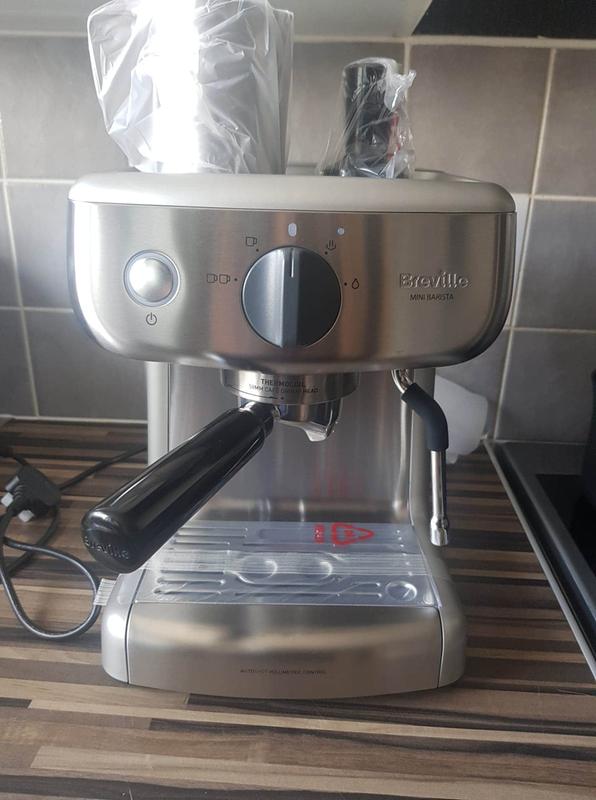 Cafetera express - VCF125X BREVILLE, 15 barbar, 1350 W, 2 tazas