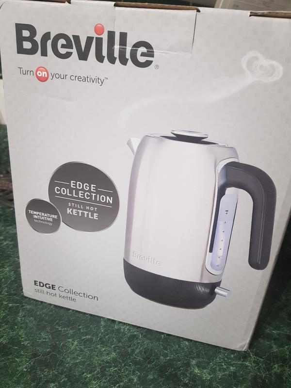 Breville VKT192 Edge Electric Kettle 1.7 Litre 3kW Fast Boil 3kW