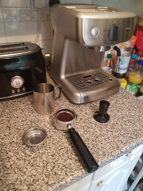 Cafetera express - VCF125X BREVILLE, 15 barbar, 1350 W, 2 tazas