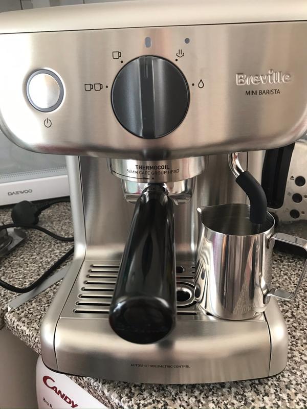 Cafetera express - VCF125X BREVILLE, 15 barbar, 1350 W, 2 tazas