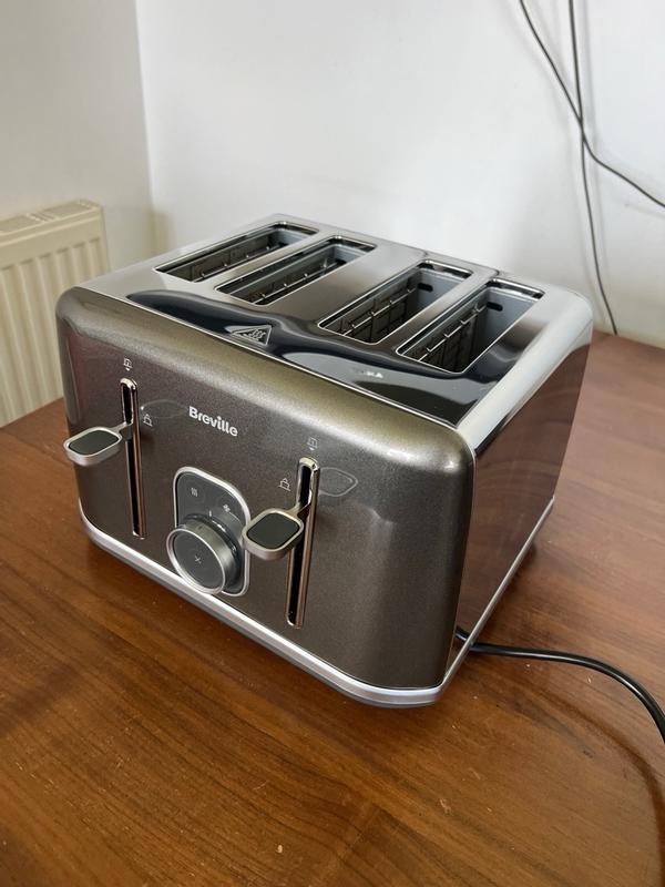 Storm Grey Breville Vtt969 Lustra Slice Toaster Add A Dash Of