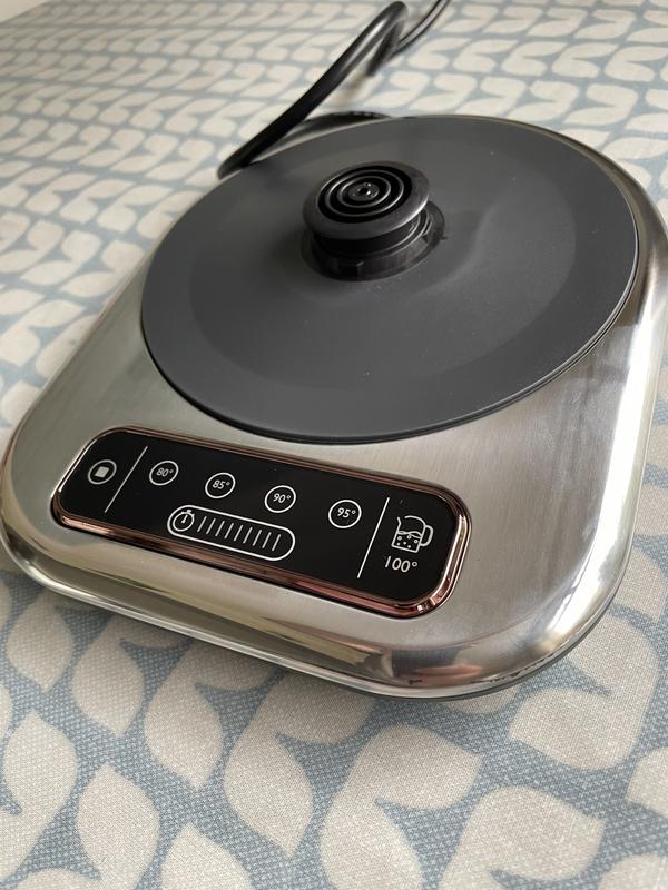 Breville Smart Kettle Luxe has 5 temperature settings & a lid that releases  steam » Gadget Flow