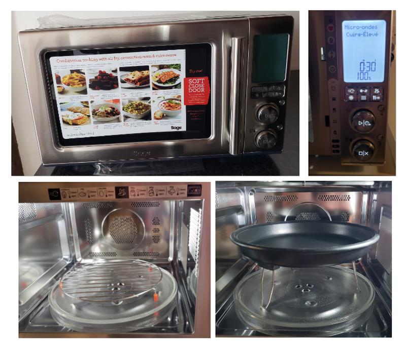 Fornetto Combi Wave Sage 3 In 1 - Friggitrice Ad Aria, Forno A Convezione E Microonde