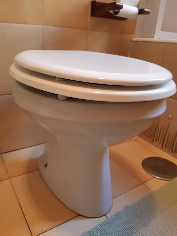 coloratissimi sedili WC design stampato per bagno WC grande gamma di colori e modelli Acciottolato Ohok sedile WC di alta qualità cerniere stabili facile da montare 