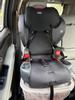 Full View of the Car Seat Installed in the rear passenger side.