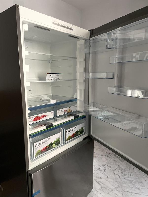 Réfrigérateur combiné 86cm 631l nofrost inox Bosch KGN86VIEA