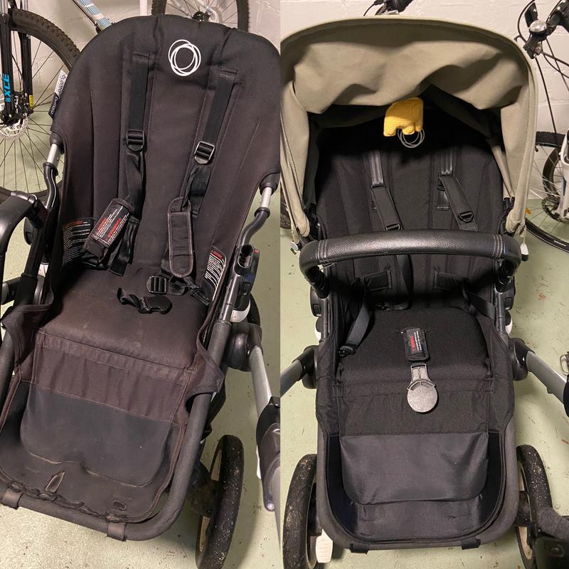 Bugaboo Buffalo seat fabric Black Bugaboo